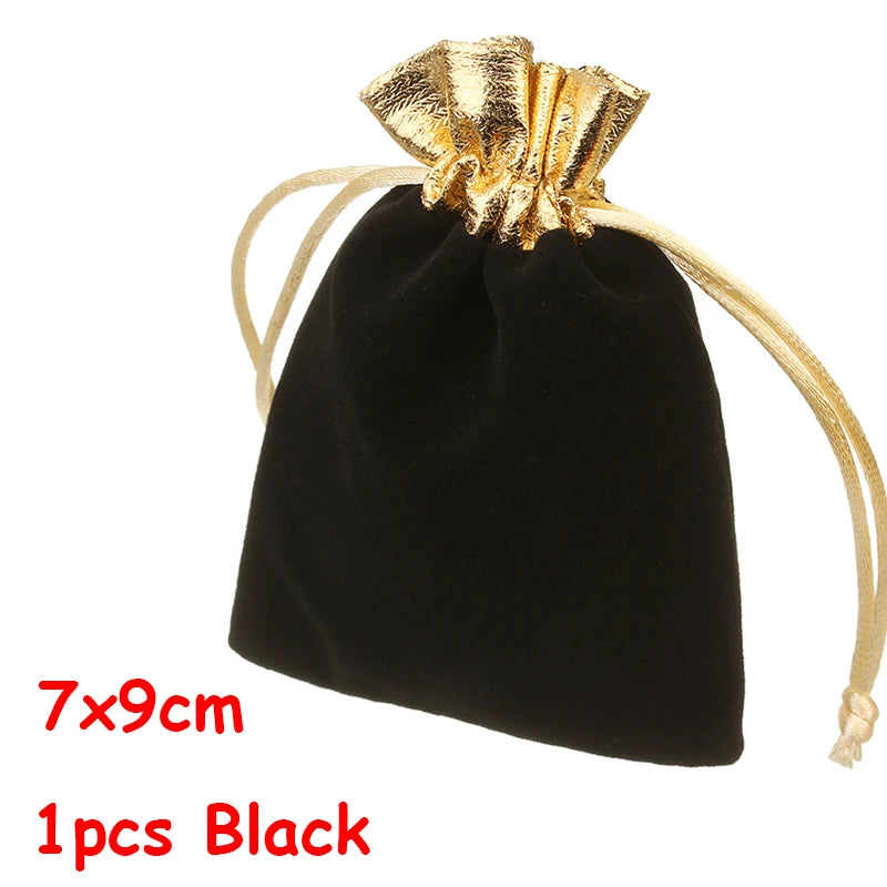 Drawstring Velvet Bag Drawstring Calabash Pouch Jewelry Packaging Bag Wedding/Christmas Favor Pouches & Gift Bags