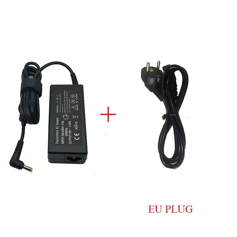 19V 3.42A 65W 5.5*1.7Mm AC Laptop Charger Adapter for  Aspire 5315 5630 5735 5920 5535 5738 6920 6530G 7739Z Power Supply