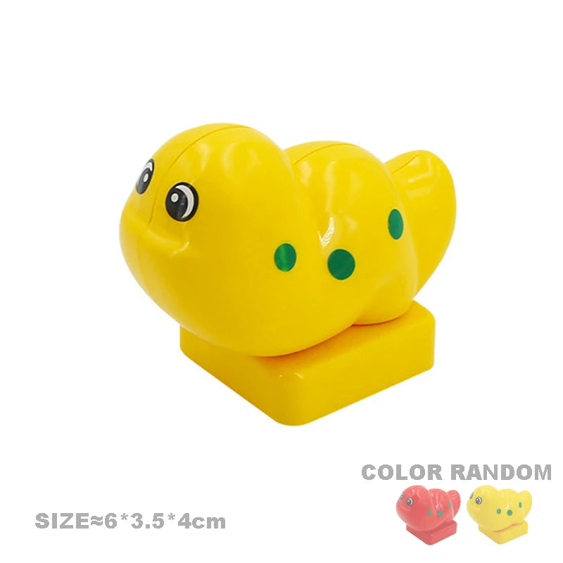 Big Building Blocks Accessories Farm Animals Zoo Compatible with Duplos Cat Pig Dog Rabbit Monkey Hippo Sheep Children Toys Gift