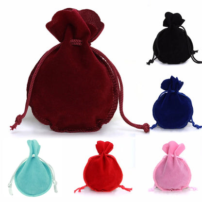 Drawstring Velvet Bag Drawstring Calabash Pouch Jewelry Packaging Bag Wedding/Christmas Favor Pouches & Gift Bags