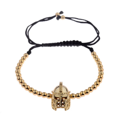 2020 Classic Luxury CZ Black Zircon Long Tubes&4Mm Copper Beads Macrame Men Bracelets&Bangles for Women Jewelry Bileklik