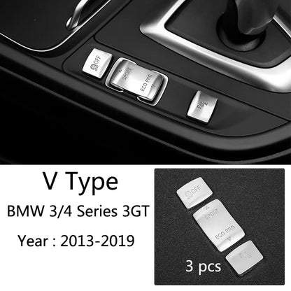 For BMW 3 4 Series 3GT F30 F31 F32 F34 F36 316Li 320Li Car Accessories Control Gear Shift Panel Decorative Strip Cover Trim