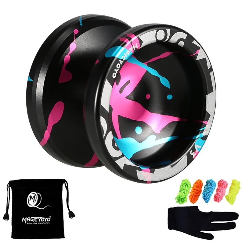 Magic Yoyo V3 YOYO ALUMINUM Alloy Professional Yoyo Best Unresponsive or Responsive Yoyos Stroller Yoyo for Children Boys Toys