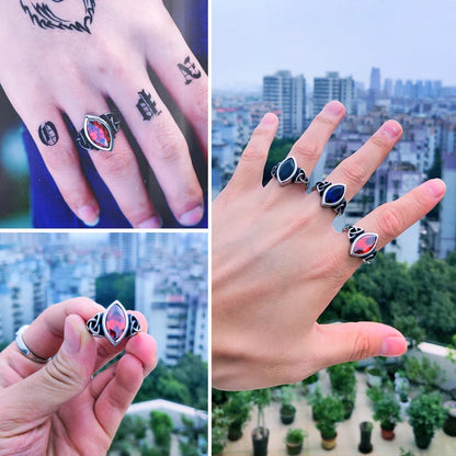 316L Stainless Steel Viking Men Ring Knot Rune Norse Jewelry Exquisite Ring LLBR8-269R
