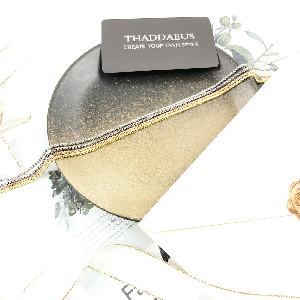 Venezia Chain Necklace,2022 Brand New Strand Fashion Jewelry Europe Style Silver Bijoux Gift for Men Women