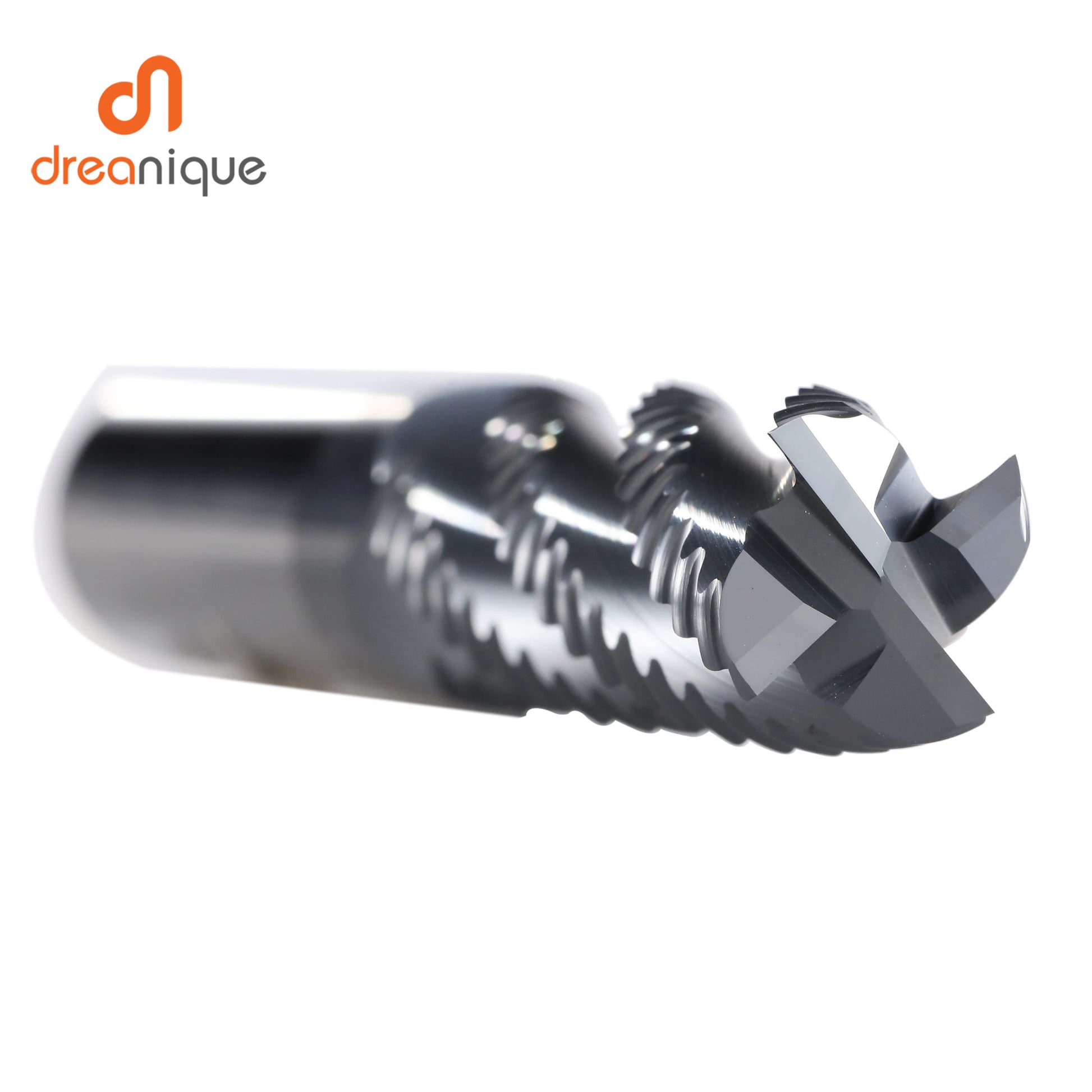 Solid Carbide Roughing End Mill 4 Flute CNC Milling Cutter Bits Router Bit for 50 Hrc Metal Roughing Machining 6Mm to 20Mm