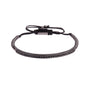 2020 Classic Luxury CZ Black Zircon Long Tubes&4Mm Copper Beads Macrame Men Bracelets&Bangles for Women Jewelry Bileklik