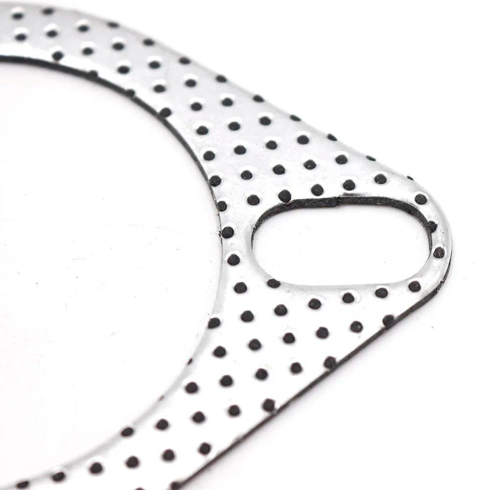 5Pcs/Lot 2.5 Inch=63Mm Car Engine Exhaust Gasket Universal Exhaust Pipe Gasket with Two Holes
