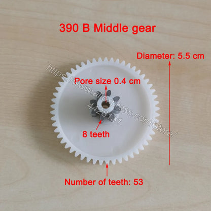 Children Electric Car Plastic Gear,550 Gearbox Gear for Electric Baby Cars,Kid'S Electric Vehicle Metal Gear for 390 Gearbox