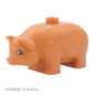 Big Building Blocks Accessories Farm Animals Zoo Compatible with Duplos Cat Pig Dog Rabbit Monkey Hippo Sheep Children Toys Gift