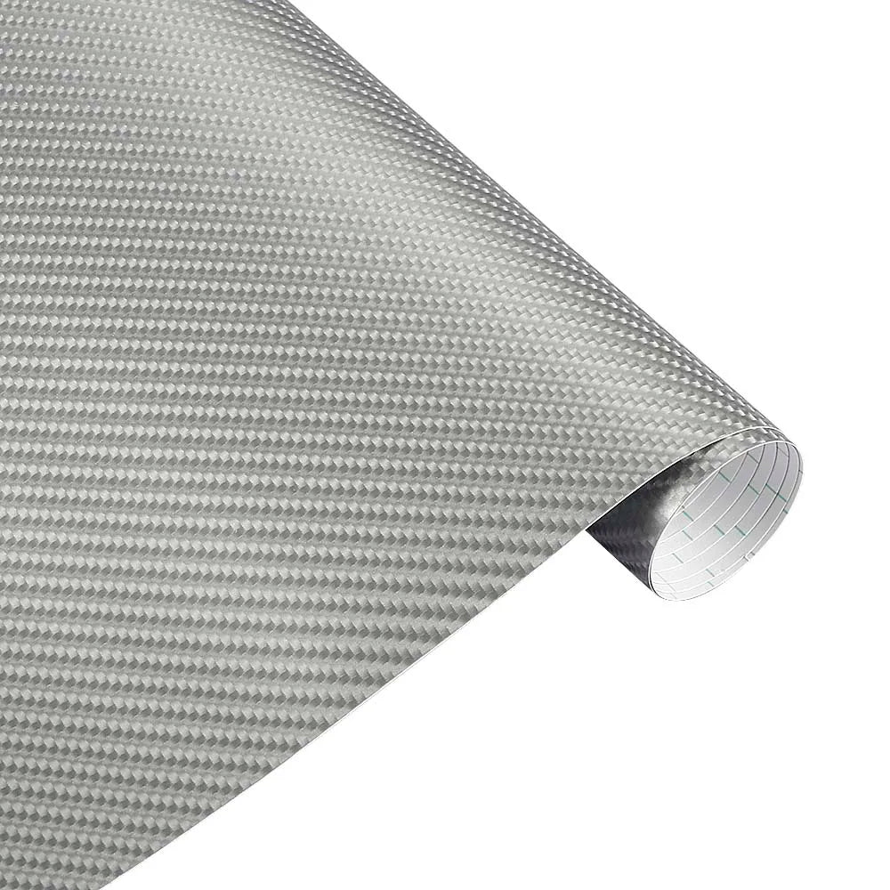 152Cm*200Cm 4D Carbon Fiber Vinyl Film Car Styling Wrapping Sheet Roll Film Automobiles DIY Car Hood Roof Stickers Accessories