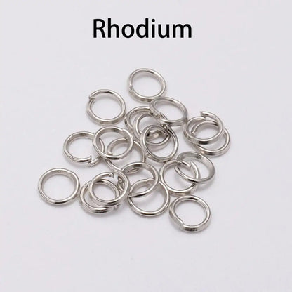50-200Pcs/Lot 3-20 Mm Jump Rings Split Rings Connectors for Diy Jewelry Finding Making Accessories Wholesale Supplies