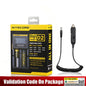 D4 D2 New I4 I2 Digicharger LCD Intelligent Circuitry Global Insurance Li-Ion 18650 14500 16340 26650 Battery Charger