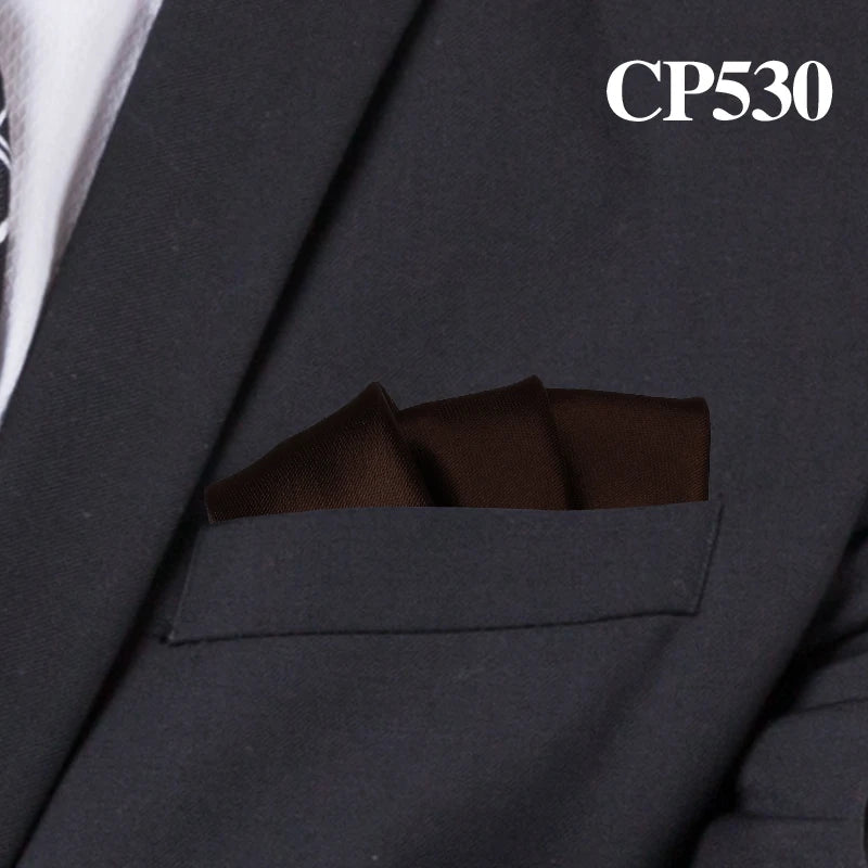 Satin Handkerchief for Men Candy Color Mens Suits Pocket Square Business Chest Towel Hanky Suit Napkin Solid Hankies