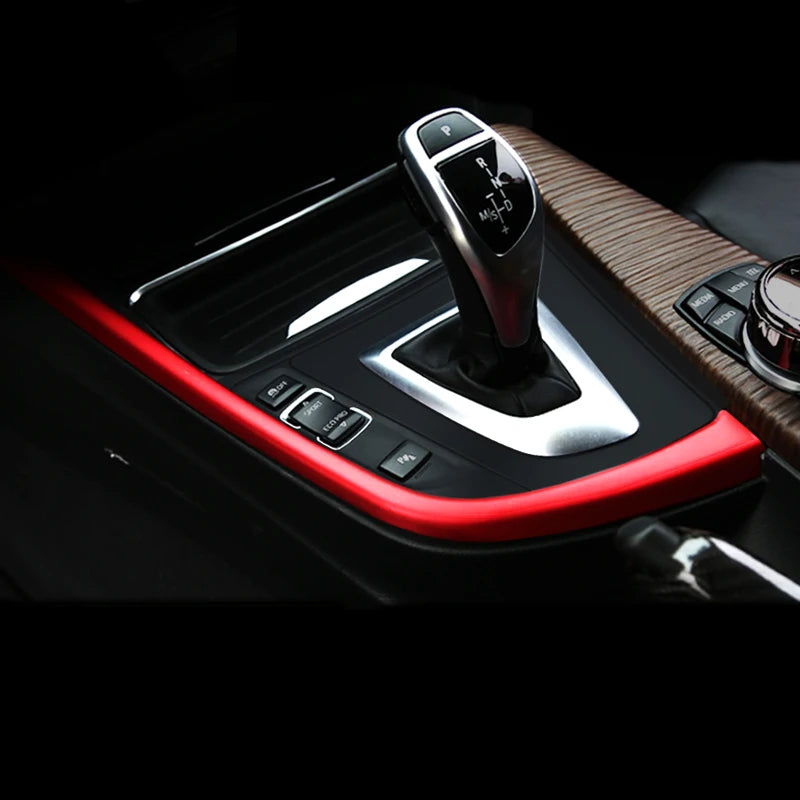 For BMW 3 4 Series 3GT F30 F31 F32 F34 F36 316Li 320Li Car Accessories Control Gear Shift Panel Decorative Strip Cover Trim