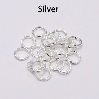 50-200Pcs/Lot 3-20 Mm Jump Rings Split Rings Connectors for Diy Jewelry Finding Making Accessories Wholesale Supplies