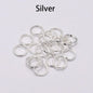 50-200Pcs/Lot 3-20 Mm Jump Rings Split Rings Connectors for Diy Jewelry Finding Making Accessories Wholesale Supplies