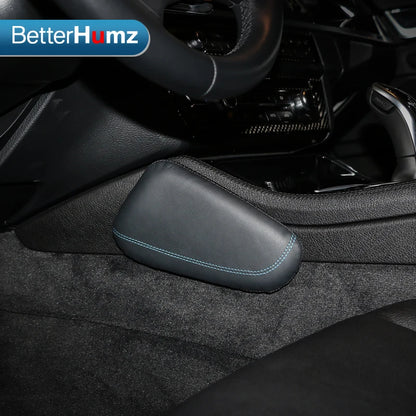 Genuine Leather Car Knee Pad Leg Cushion Rest Pillow for BMW F20 F30 G20 E90 E60 F10 E46 G30 E92 E36 E87 Interior Accessories
