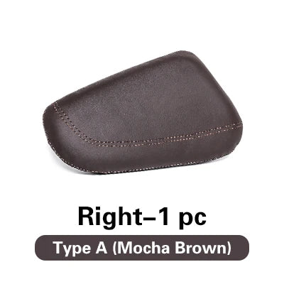 Genuine Leather Car Knee Pad Leg Cushion Rest Pillow for BMW F20 F30 G20 E90 E60 F10 E46 G30 E92 E36 E87 Interior Accessories