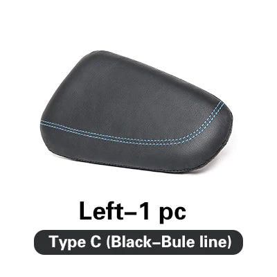 Genuine Leather Car Knee Pad Leg Cushion Rest Pillow for BMW F20 F30 G20 E90 E60 F10 E46 G30 E92 E36 E87 Interior Accessories