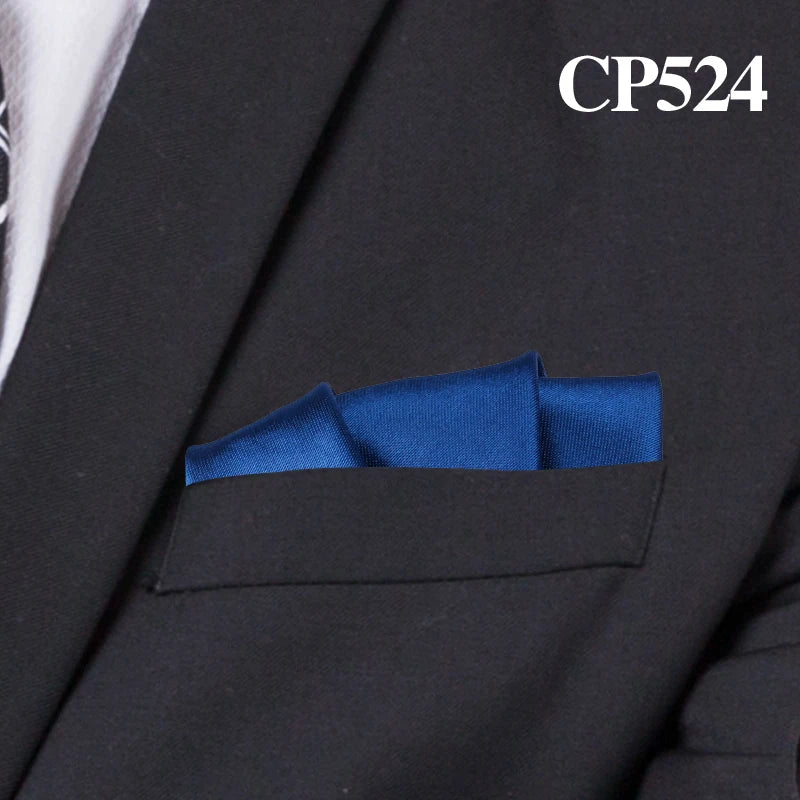 Satin Handkerchief for Men Candy Color Mens Suits Pocket Square Business Chest Towel Hanky Suit Napkin Solid Hankies
