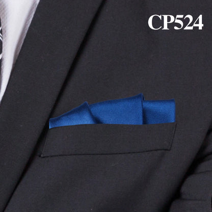 Satin Handkerchief for Men Candy Color Mens Suits Pocket Square Business Chest Towel Hanky Suit Napkin Solid Hankies