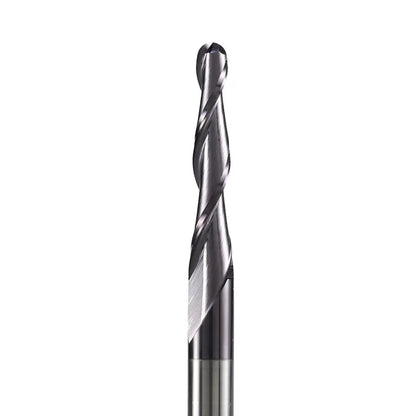 1 Pcs Solid Carbide Coated Taper Ball Nose Bit CNC Milling Cutter Router Bits for Wood and Cutters for Metal End Mill