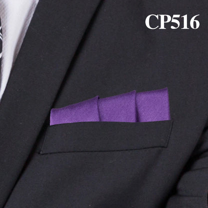 Satin Handkerchief for Men Candy Color Mens Suits Pocket Square Business Chest Towel Hanky Suit Napkin Solid Hankies