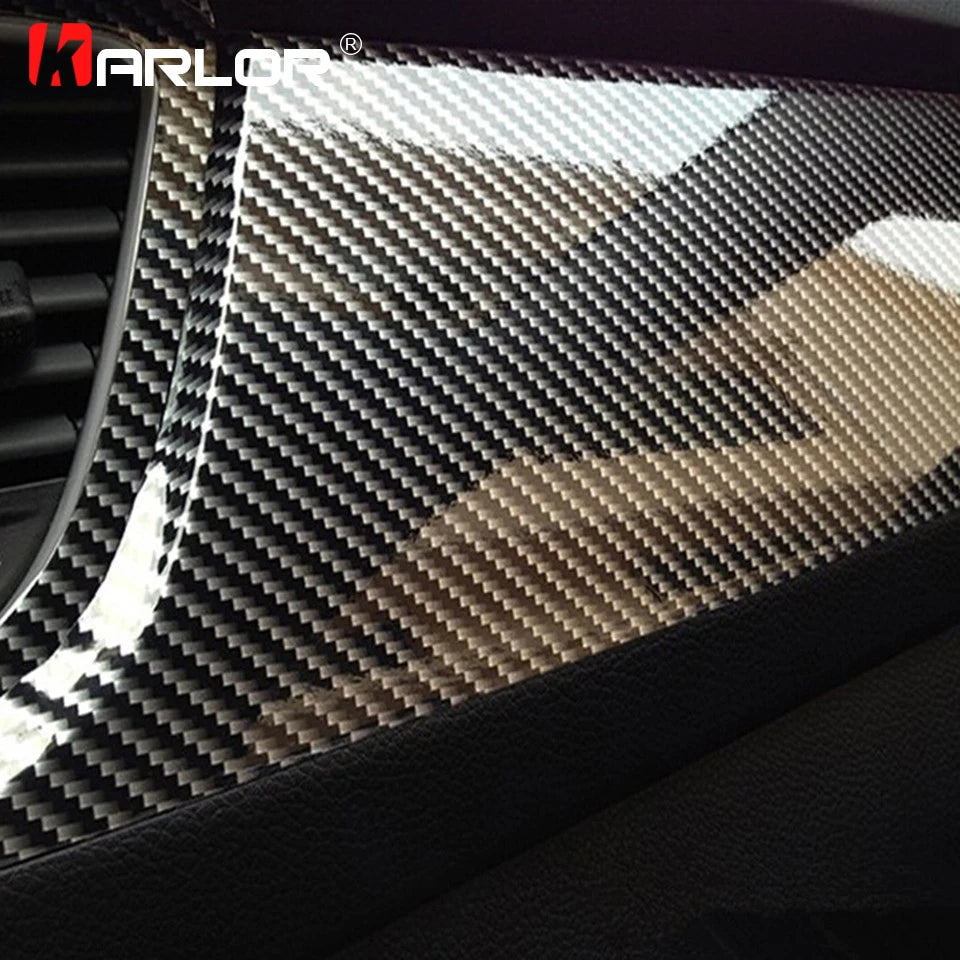 100*30/10Cm High Glossy 5D Carbon Fiber Wrapping Vinyl Film Motorcycle Tablet Stickers and Decals Auto Accessories Car Styling
