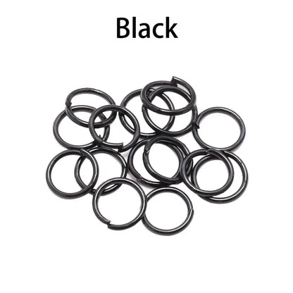 50-200Pcs/Lot 3-20 Mm Jump Rings Split Rings Connectors for Diy Jewelry Finding Making Accessories Wholesale Supplies