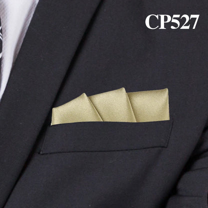 Satin Handkerchief for Men Candy Color Mens Suits Pocket Square Business Chest Towel Hanky Suit Napkin Solid Hankies