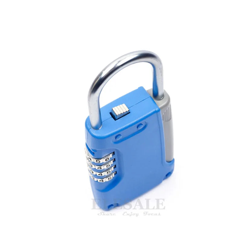 High Quality Hidden Key Safe Box 4-Digital Password Combination Lock with Hook Mini Metal Secret Box for Home Villa Caravan