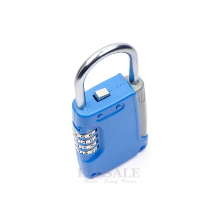 High Quality Hidden Key Safe Box 4-Digital Password Combination Lock with Hook Mini Metal Secret Box for Home Villa Caravan