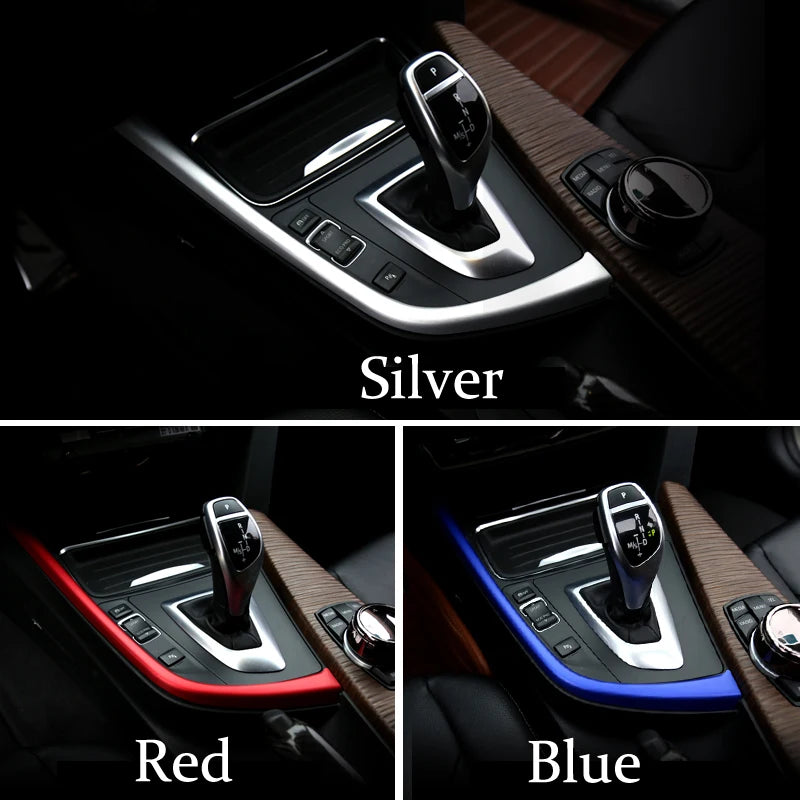 For BMW 3 4 Series 3GT F30 F31 F32 F34 F36 316Li 320Li Car Accessories Control Gear Shift Panel Decorative Strip Cover Trim