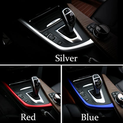 For BMW 3 4 Series 3GT F30 F31 F32 F34 F36 316Li 320Li Car Accessories Control Gear Shift Panel Decorative Strip Cover Trim