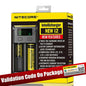 D4 D2 New I4 I2 Digicharger LCD Intelligent Circuitry Global Insurance Li-Ion 18650 14500 16340 26650 Battery Charger