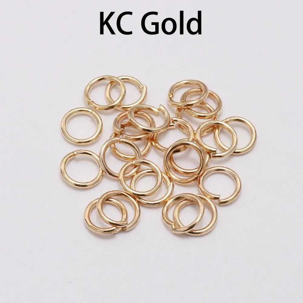 50-200Pcs/Lot 3-20 Mm Jump Rings Split Rings Connectors for Diy Jewelry Finding Making Accessories Wholesale Supplies