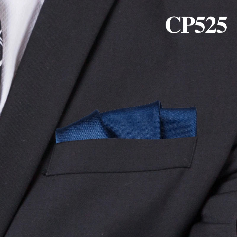 Satin Handkerchief for Men Candy Color Mens Suits Pocket Square Business Chest Towel Hanky Suit Napkin Solid Hankies