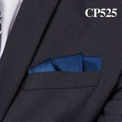 Satin Handkerchief for Men Candy Color Mens Suits Pocket Square Business Chest Towel Hanky Suit Napkin Solid Hankies