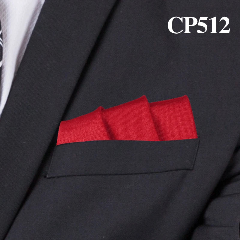 Satin Handkerchief for Men Candy Color Mens Suits Pocket Square Business Chest Towel Hanky Suit Napkin Solid Hankies