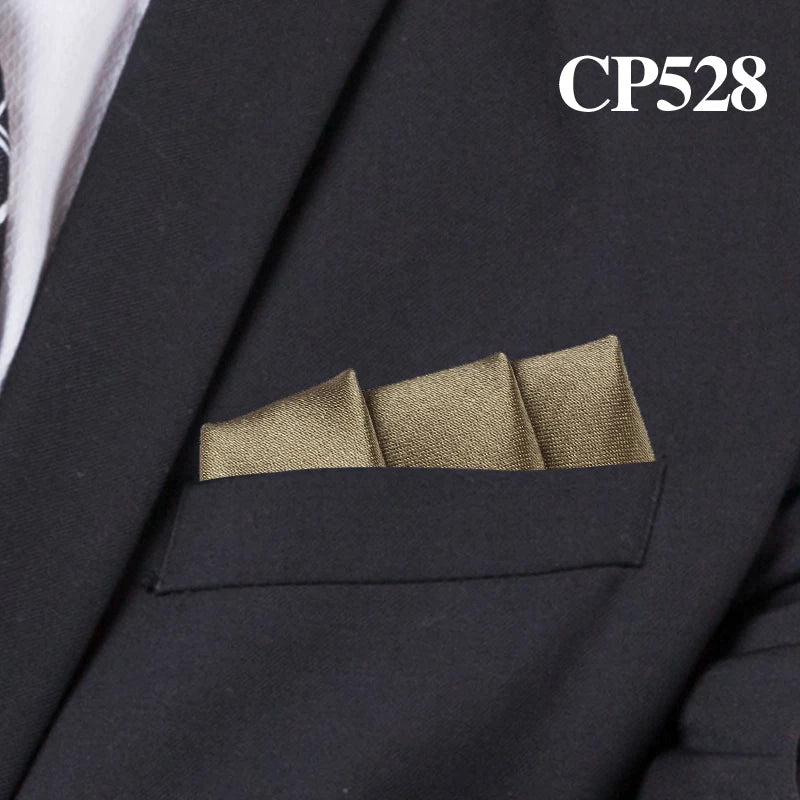Satin Handkerchief for Men Candy Color Mens Suits Pocket Square Business Chest Towel Hanky Suit Napkin Solid Hankies