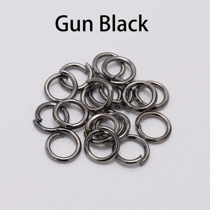 50-200Pcs/Lot 3-20 Mm Jump Rings Split Rings Connectors for Diy Jewelry Finding Making Accessories Wholesale Supplies