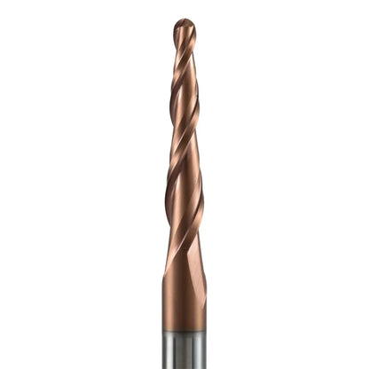 1Pc HRC62 Carbide Carbide Tapered Ball Nose End Mill CNC Engraving Carving Router Bits Milling Cutter for Wood and Aluminium
