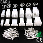 10Set/Lot 2.8Mm 2/3/4/6/9 Pin Automotive 2.8 Electrical Wire Connector Male Female Cable Terminal Plug Kits Motorcycle Ebike Car