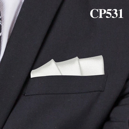 Satin Handkerchief for Men Candy Color Mens Suits Pocket Square Business Chest Towel Hanky Suit Napkin Solid Hankies