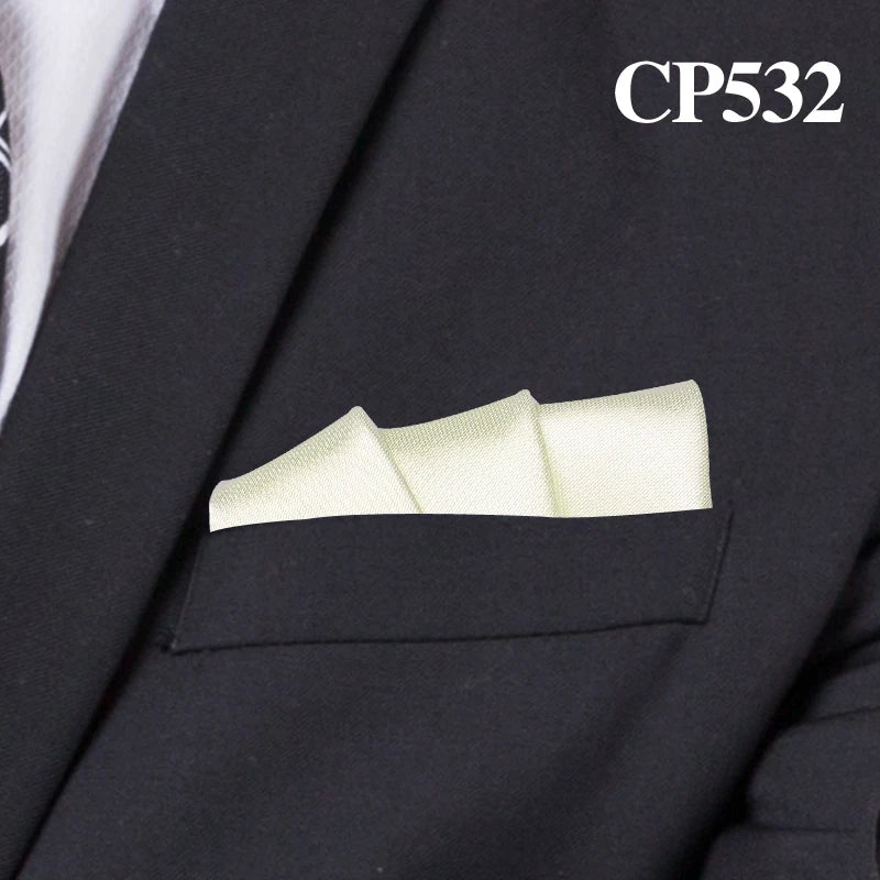 Satin Handkerchief for Men Candy Color Mens Suits Pocket Square Business Chest Towel Hanky Suit Napkin Solid Hankies