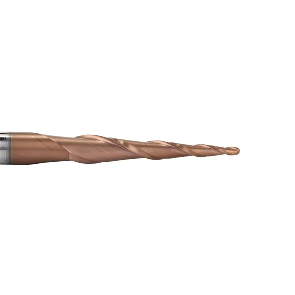 1Pc HRC62 Carbide Carbide Tapered Ball Nose End Mill CNC Engraving Carving Router Bits Milling Cutter for Wood and Aluminium