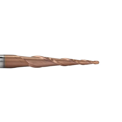 1Pc HRC62 Carbide Carbide Tapered Ball Nose End Mill CNC Engraving Carving Router Bits Milling Cutter for Wood and Aluminium