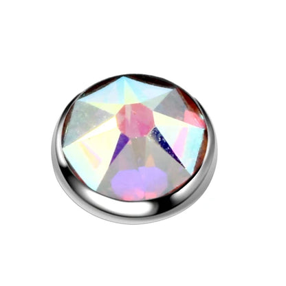 1PC Titanium Microdermal Piercing Surface Internally Threaded Gem Ends Dermal Skin Diver Hide in Medusa Piercing Body Jewelry