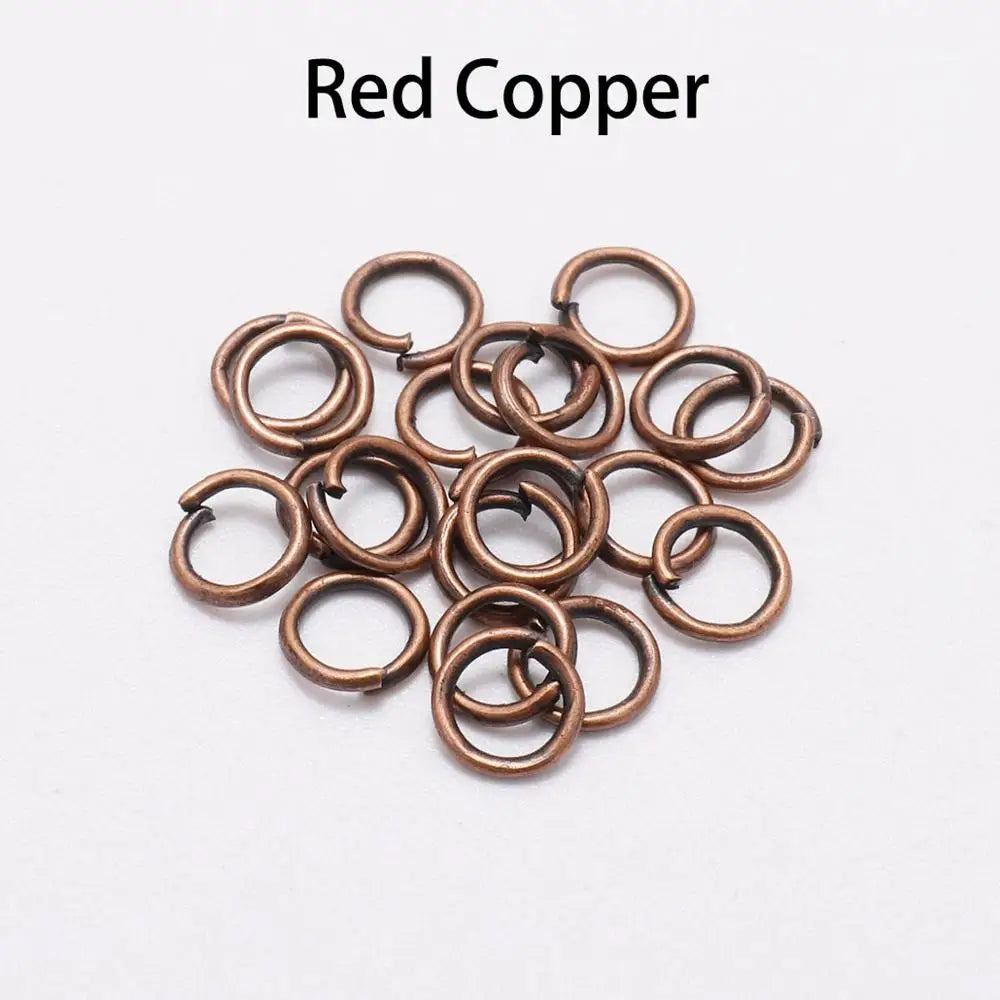 50-200Pcs/Lot 3-20 Mm Jump Rings Split Rings Connectors for Diy Jewelry Finding Making Accessories Wholesale Supplies